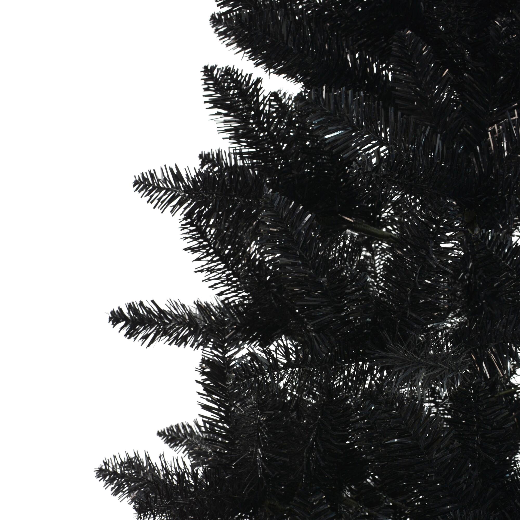 7ft. Unlit Black Carson Pine Artificial Christmas Tree